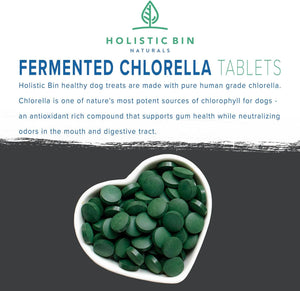 Canine Chlorella Tablets with Human Grade Fermented Chlorella for Dogs