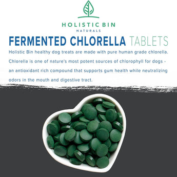 Canine Chlorella Tablets with Human Grade Fermented Chlorella for Dogs