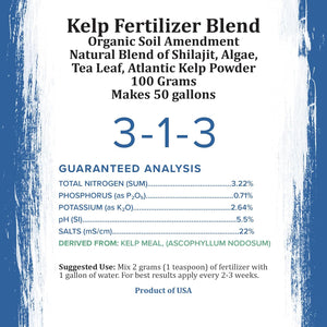 Wild Crafted Veganic Fertilizer - 3 Ounces