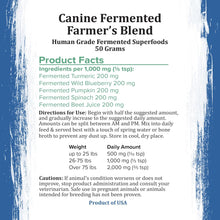 Load image into Gallery viewer, Canine Fermented Farm Superfood Dog Supplement - 50 Grams