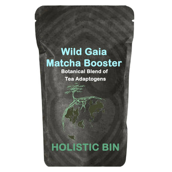 Wild Gaia Matcha Booster, (Lion's Mane Mushroom, Ashitaba Leaf, and American Ginseng - Powders)